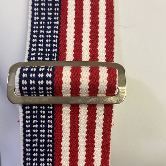 Custom Leather Craft Americana Adjustable No. 110 Suspenders Silver-Tone Clips - Picture 12 of 15